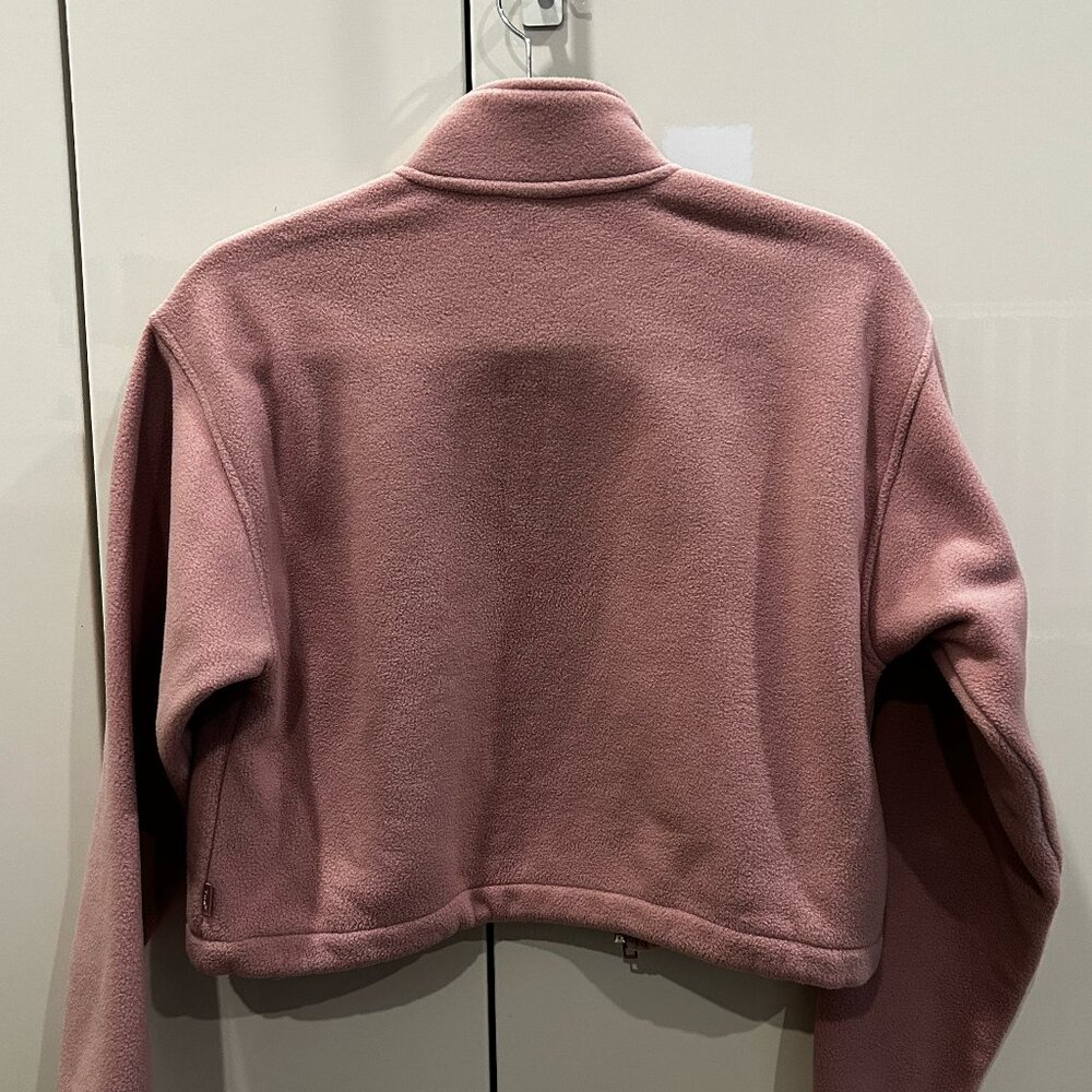 Aritzia TNA Polar Cropped Fleece | Dusty Rose - Picture 5 of 5